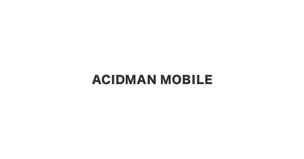 ACIDMANオフィシャルモバイルサイト「ACIDMAN MOBILE」をリニューアルオープンしました。