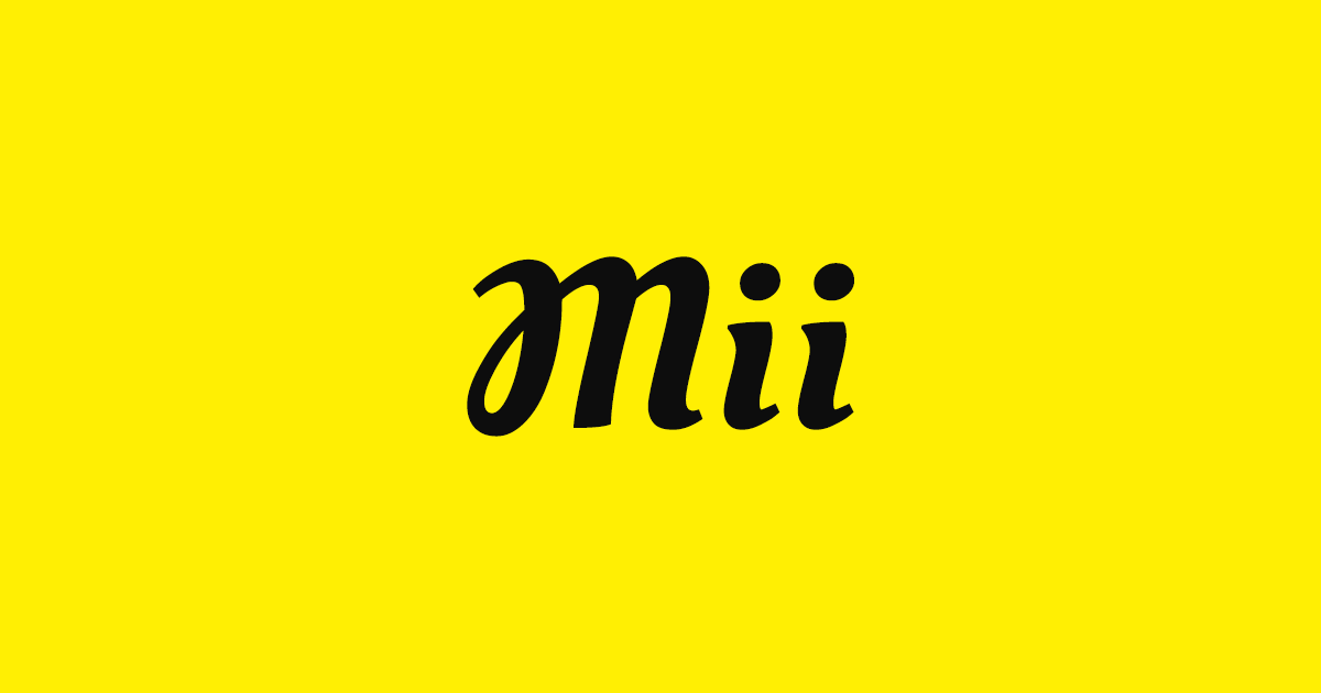Miiオフィシャルウェブサイトをオープンしました。
